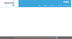Desktop Screenshot of immanuelcollege.net