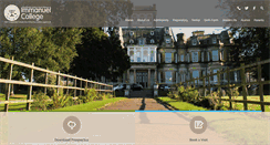 Desktop Screenshot of immanuelcollege.co.uk